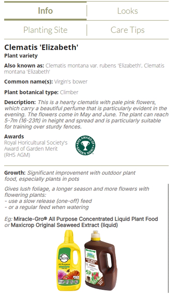Care product recommendations in Loyalty App