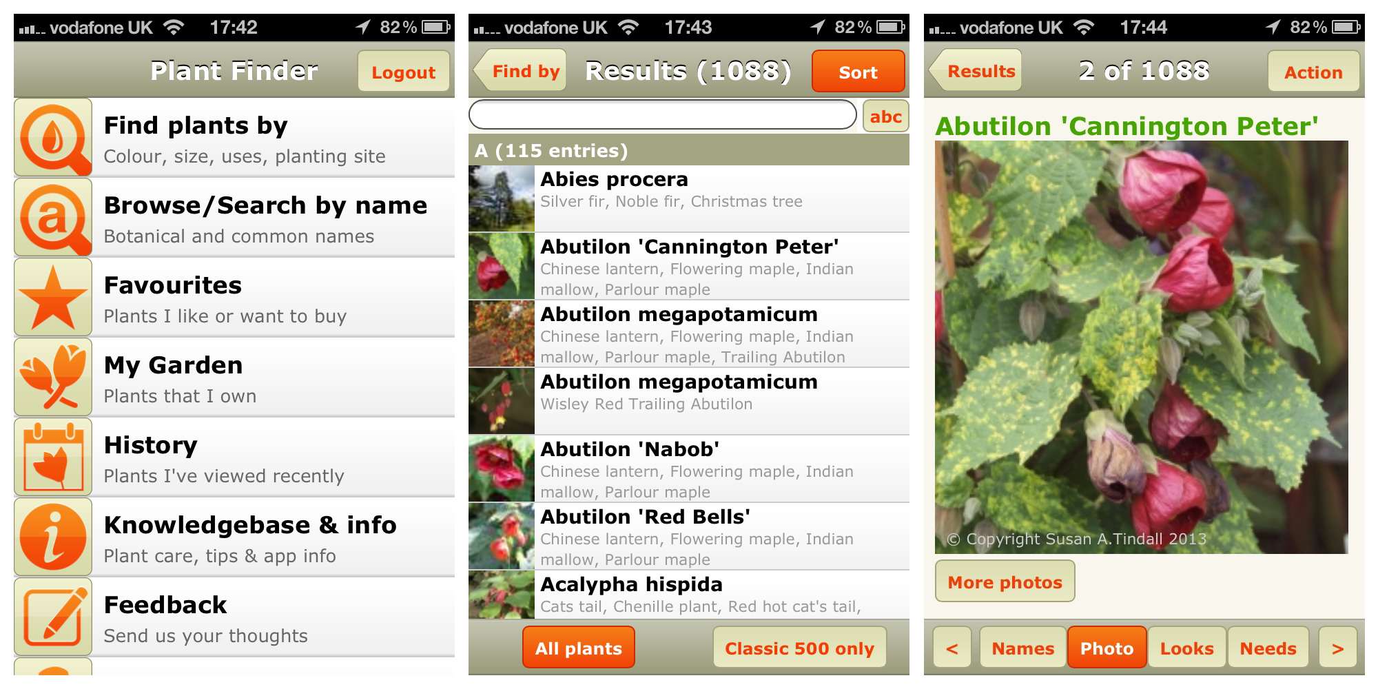 Plant Finder app - UI
